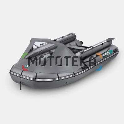 Лодка ПВХ GLADIATOR (Гладиатор) E 380 X PRO тёмно-серый