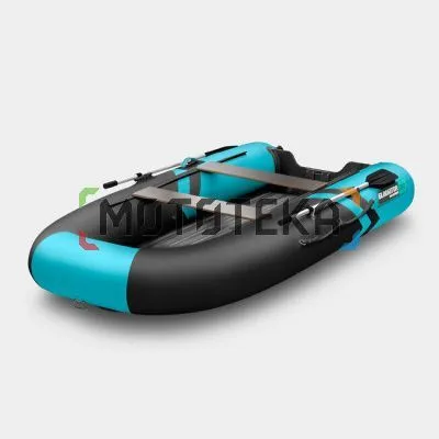 Лодка ПВХ GLADIATOR (Гладиатор) E 300 SL чёрный/бирюзовый (Спб)