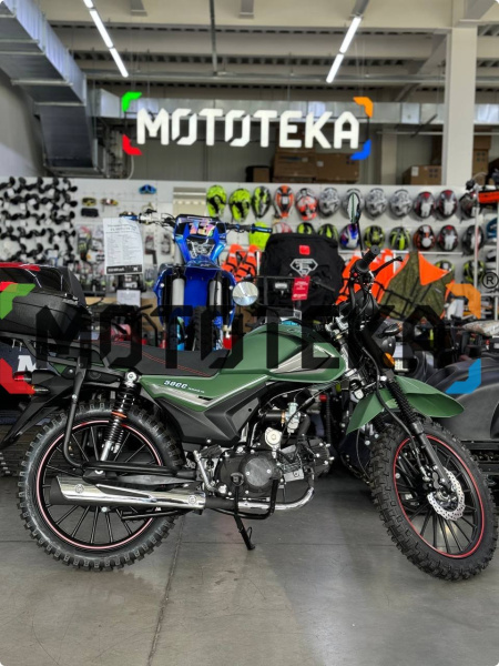 Мопед FXMOTO (ФХМото) FX - 50 (А26) OFF ROAD 50 (125) зелёный матовый | Мототека Мопед FXMOTO (ФХМото) FX - 50 (А26) OFF ROAD 50 (125) зелёный матовый | Мототека
