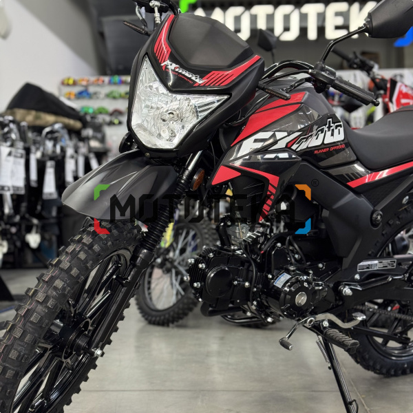 Мопед FXMOTO (ФХМото) RUNNER OFF ROAD 50 (125) чёрный матовый | Мототека Мопед FXMOTO (ФХМото) RUNNER OFF ROAD 50 (125) чёрный матовый | Мототека