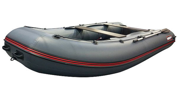 Лодка ПВХ Hunter (Хантер) 390 А серый | Мототека